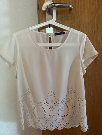 Damen Bluse weiss Grösse 40, guter Zustand