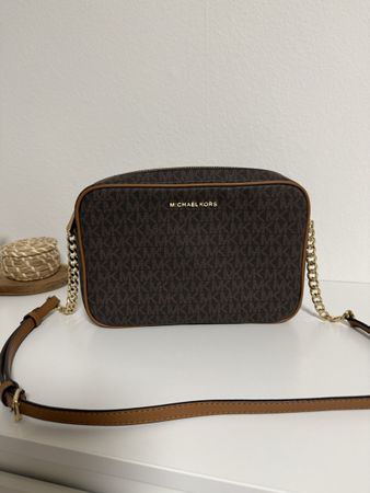 Umhängetasche Michael Kors braun Logo guter Zustand
