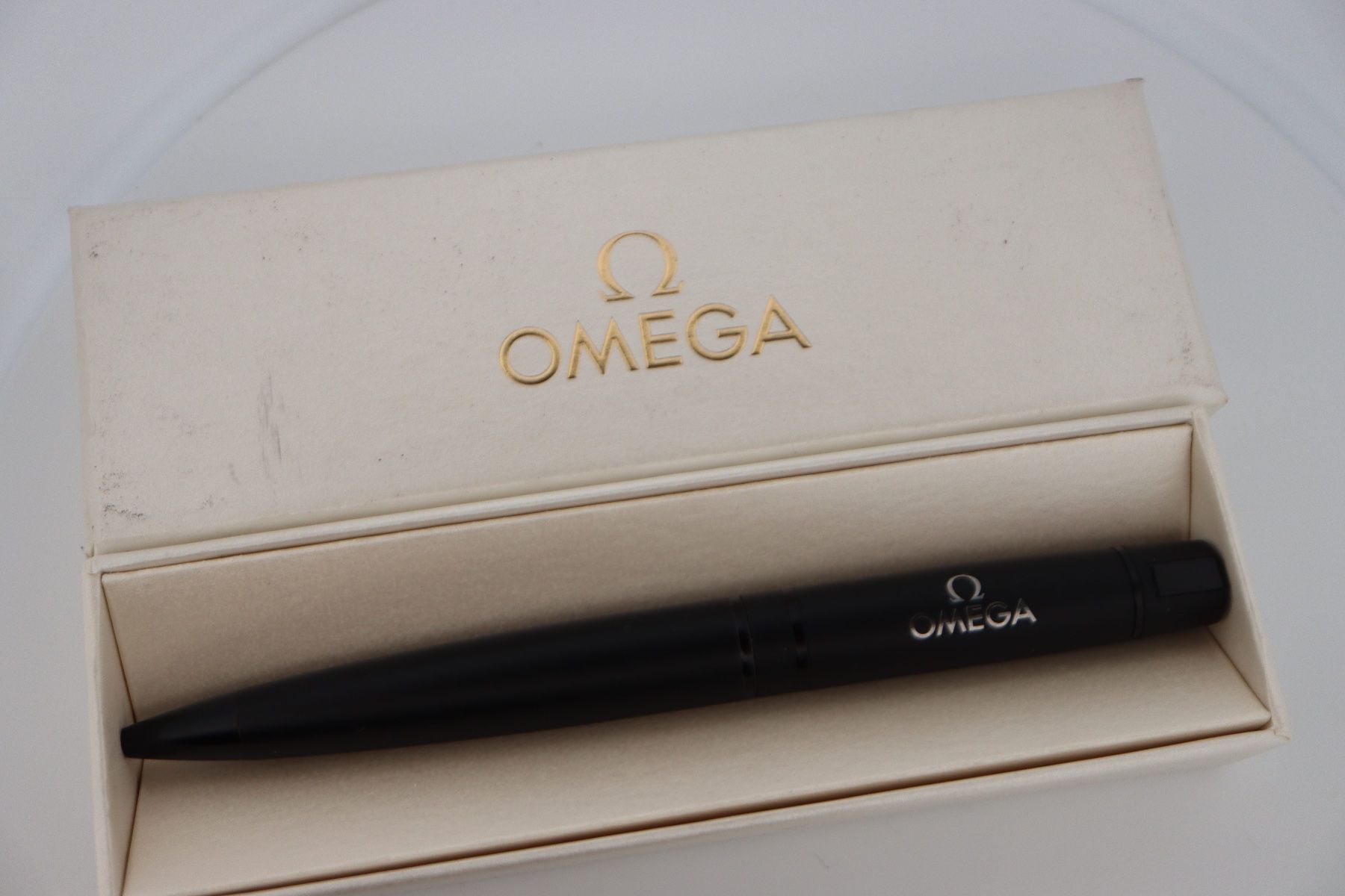 Penna & Evidenziatori: Omega Kugelschreiber Schwarz mit Box Original Werbestift – Usato da Zürich venduto da KE-Sales 5
