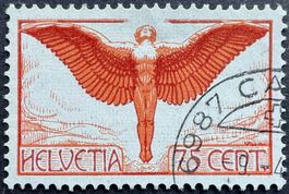 Flugpost F11z schöner Eckstempel Caslano SBK 250.-