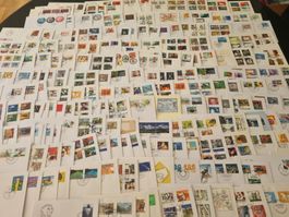 Lot mit 200 FDC Briefe Schweiz