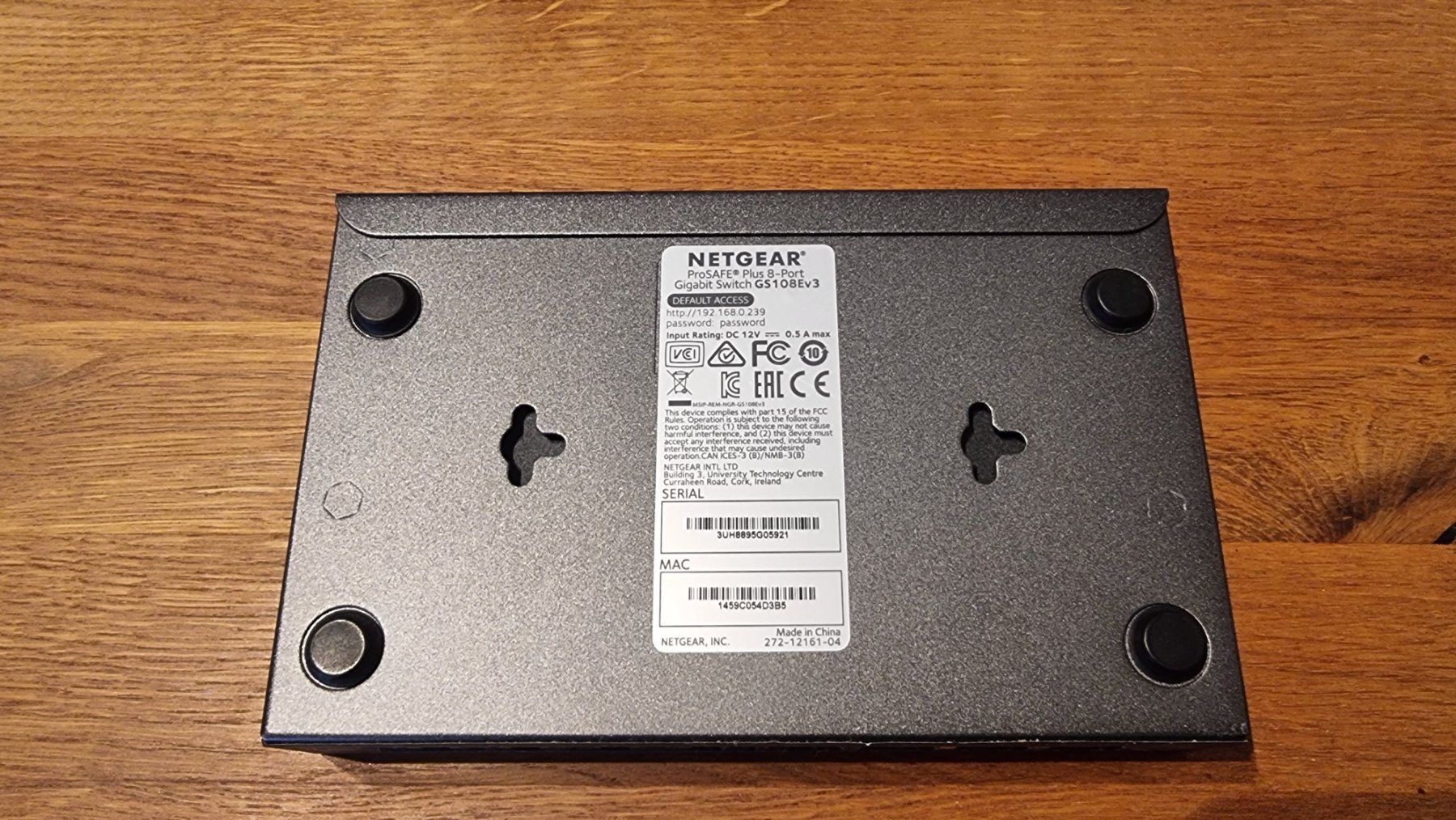 Netgear Hub & Switch: Netgear ProSafe GS108E Switch – Usato da Russikon venduto da fino99 1