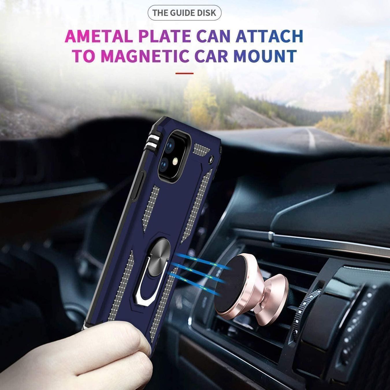 Cover & Protezioni schermo: iPhone 13 Hülle Etui Ring Case Magnet Cover TASCHE ROBUST – Nuovo e nell'imballaggio originale da Volketswil venduto da coverandmore 3