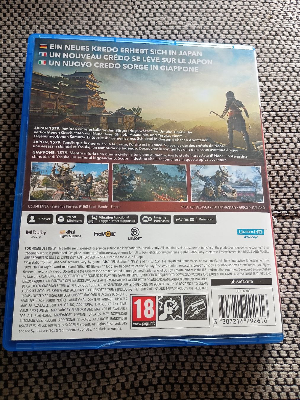 Sony Giochi: Assasins Creed Shadows – Usato da Schaffhausen venduto da gen_267m 3