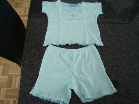 T-Shirt&kurze Hose mint