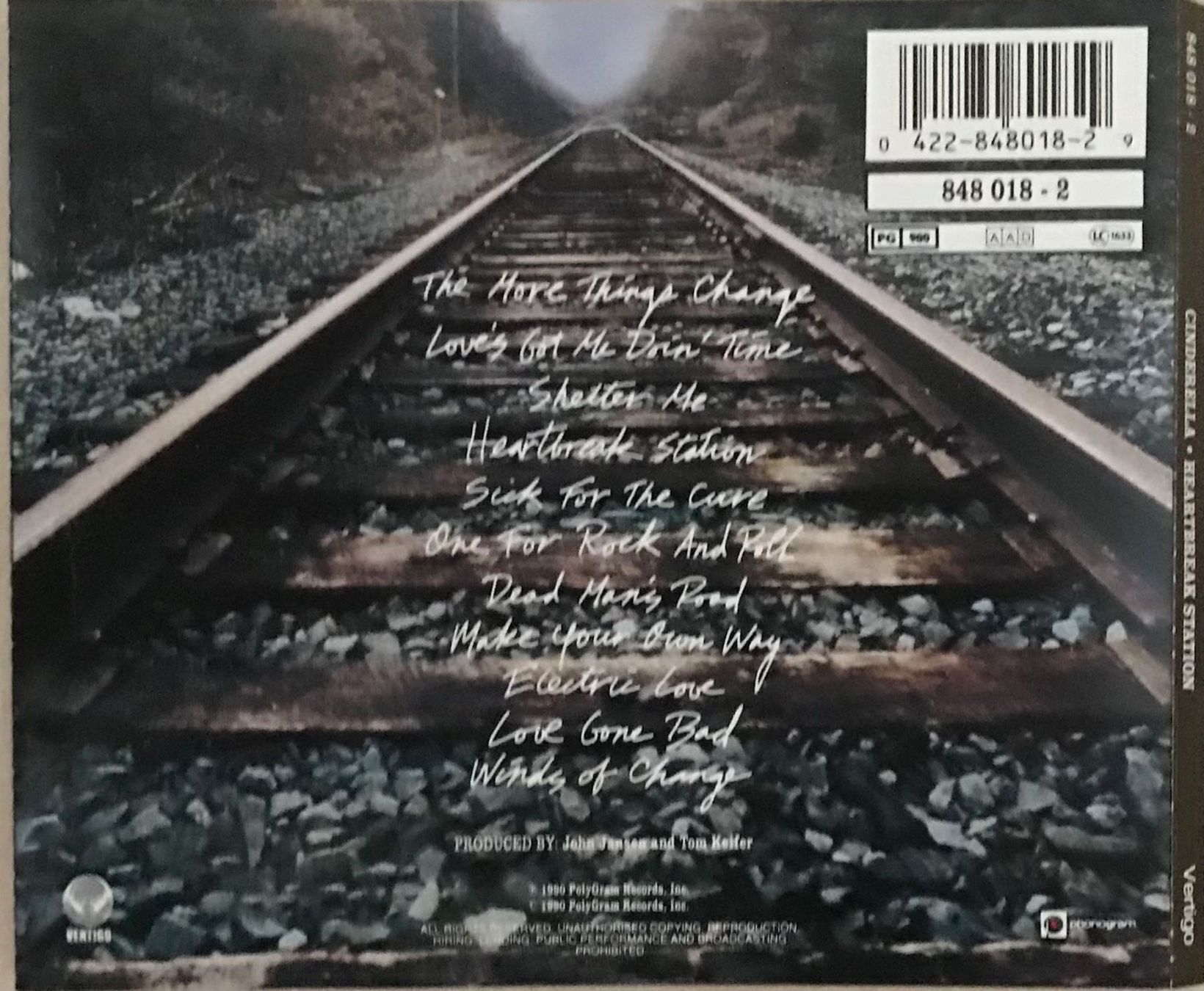 CDs: CINDERELLA - HEARTBREAK STATION - CD – Gebraucht aus Bussigny von vinyl-pas-cher 2