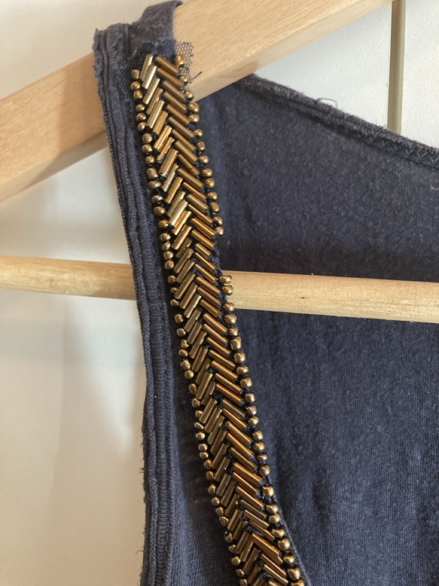 H&M Top: Top blau mit Verzierung – Usato da Bottmingen venduto da sand-b 3