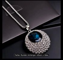 Halskette mit blauem Anhänger, neu und ungetragen💎