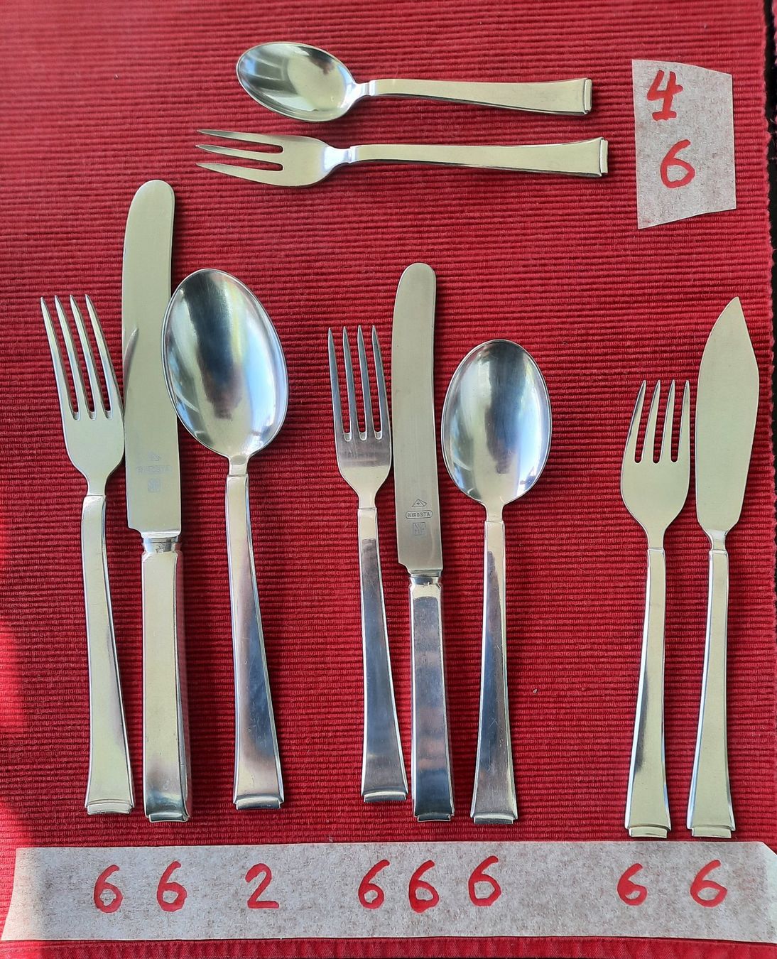 WMF Set di posate: WMF Besteck Art Deco 2500 / "Bauhaus" - 54 Teile – Usato da Wetzikon ZH venduto da Frischbach 1