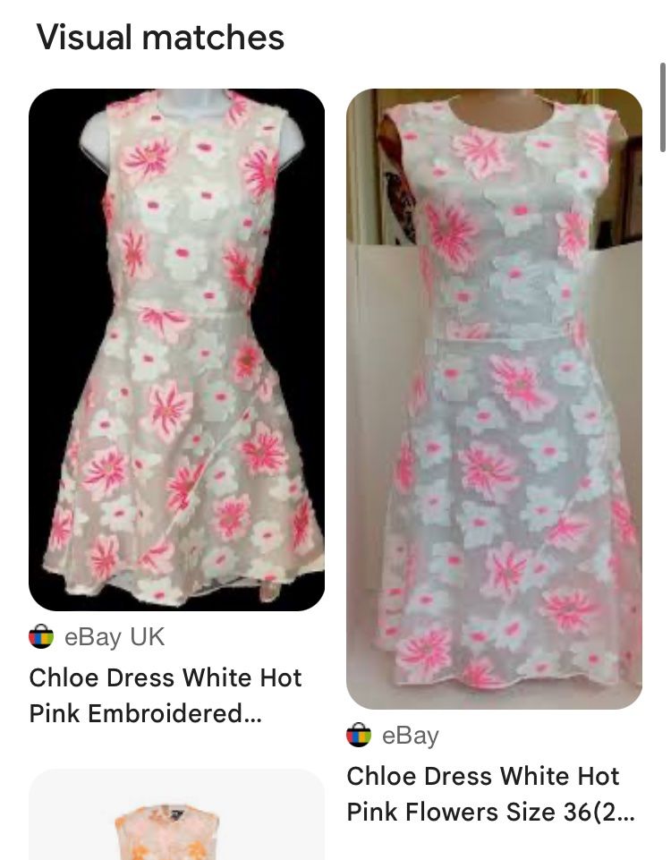 Chloé Vestiti: Chloé silk & cotton dress – Nuovo (secondo la descrizione) da Zürich venduto da mzh_9l8h 1