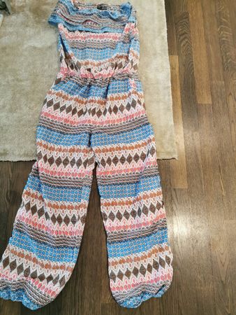 Jumpsuit/OVERALL Gr. 36, VISKOSE, RÜSCHEN