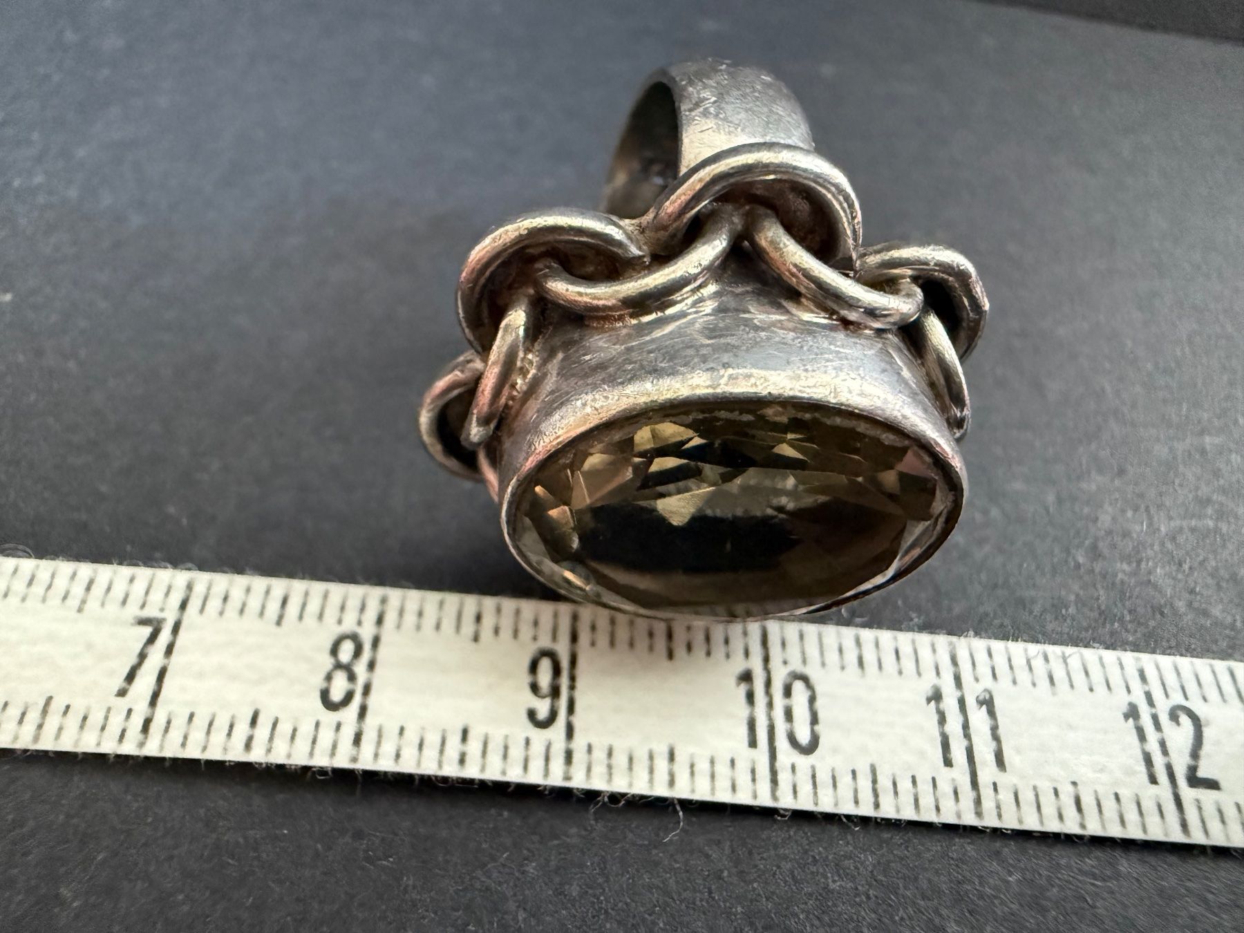 Anelli: Massiver Silber Ring mit Citrin 925 – Usato da Spiegel b. Bern venduto da Rogger72 3