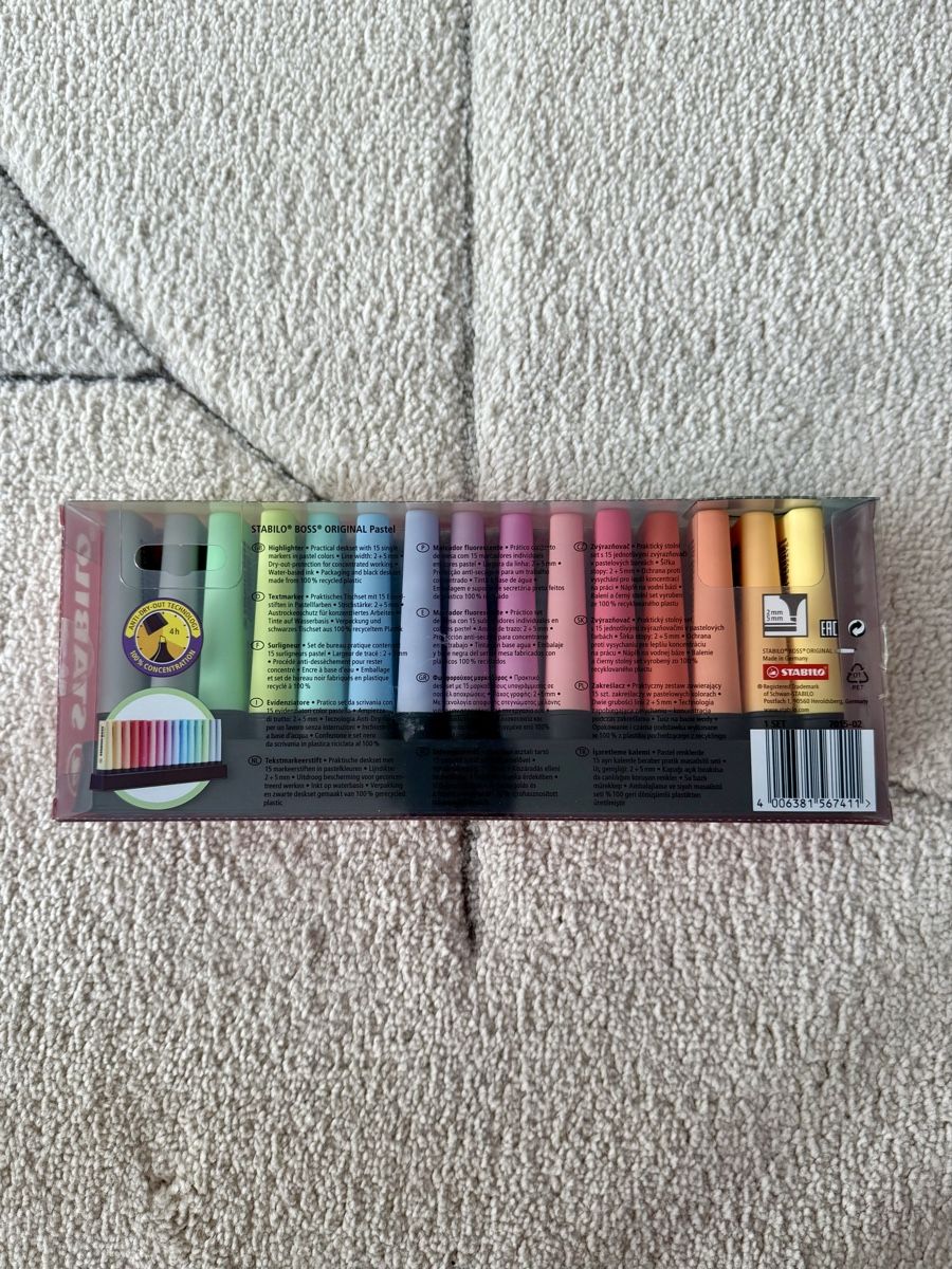 Stabilo Stylos & Marker: Stabilo Boss Original Pastel Set - 15 Highlighters – Neuf (Voir description) à Zürich par kru_8dtk 1