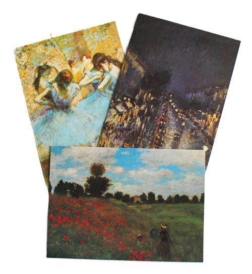 Cartoline: 3 Kunstkarten Monet Renoir Degas – Nuovo (secondo la descrizione) da Schlatt TG venduto da annesbuecher