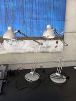 Tischlampe silbern