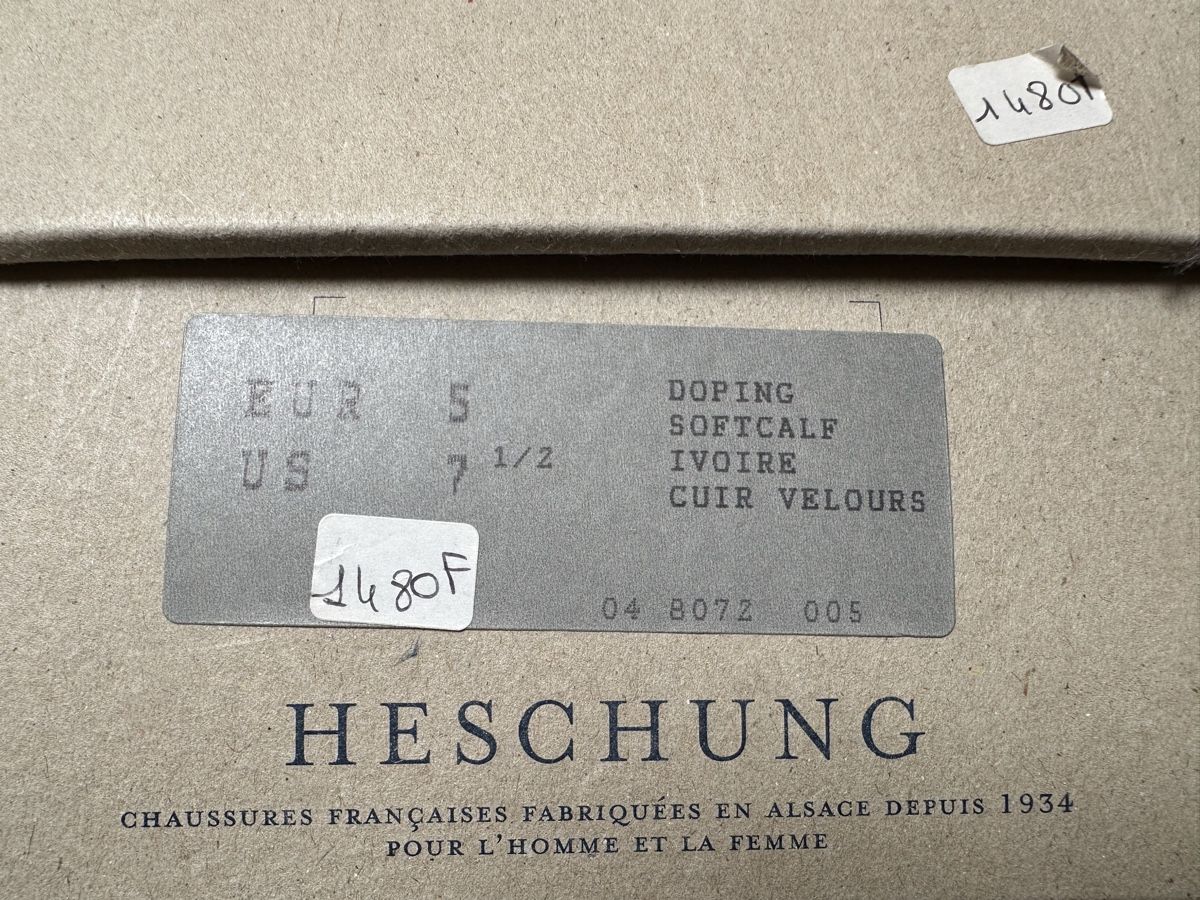 Scarpe da donna: Heschung chaussure Cuir crème taille 38 – Usato da St-Saphorin-Morges venduto da mac_7tvq 4