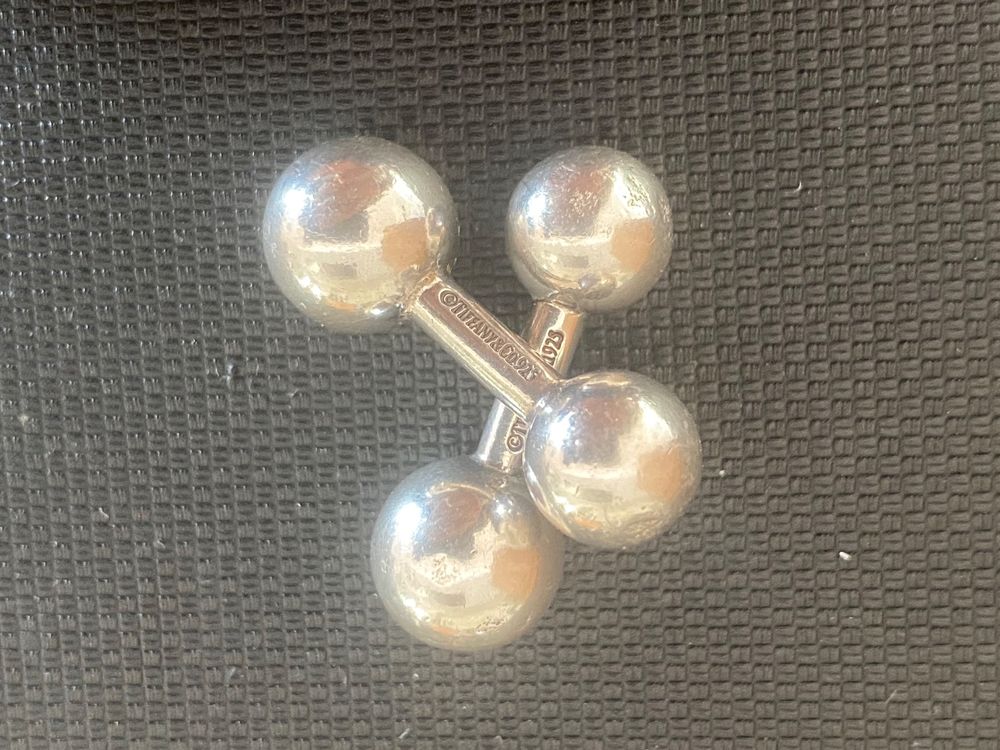 HolidayGiftShops Manschettenknöpfe Aus Sterling Si Produktbild-Vorschau 9