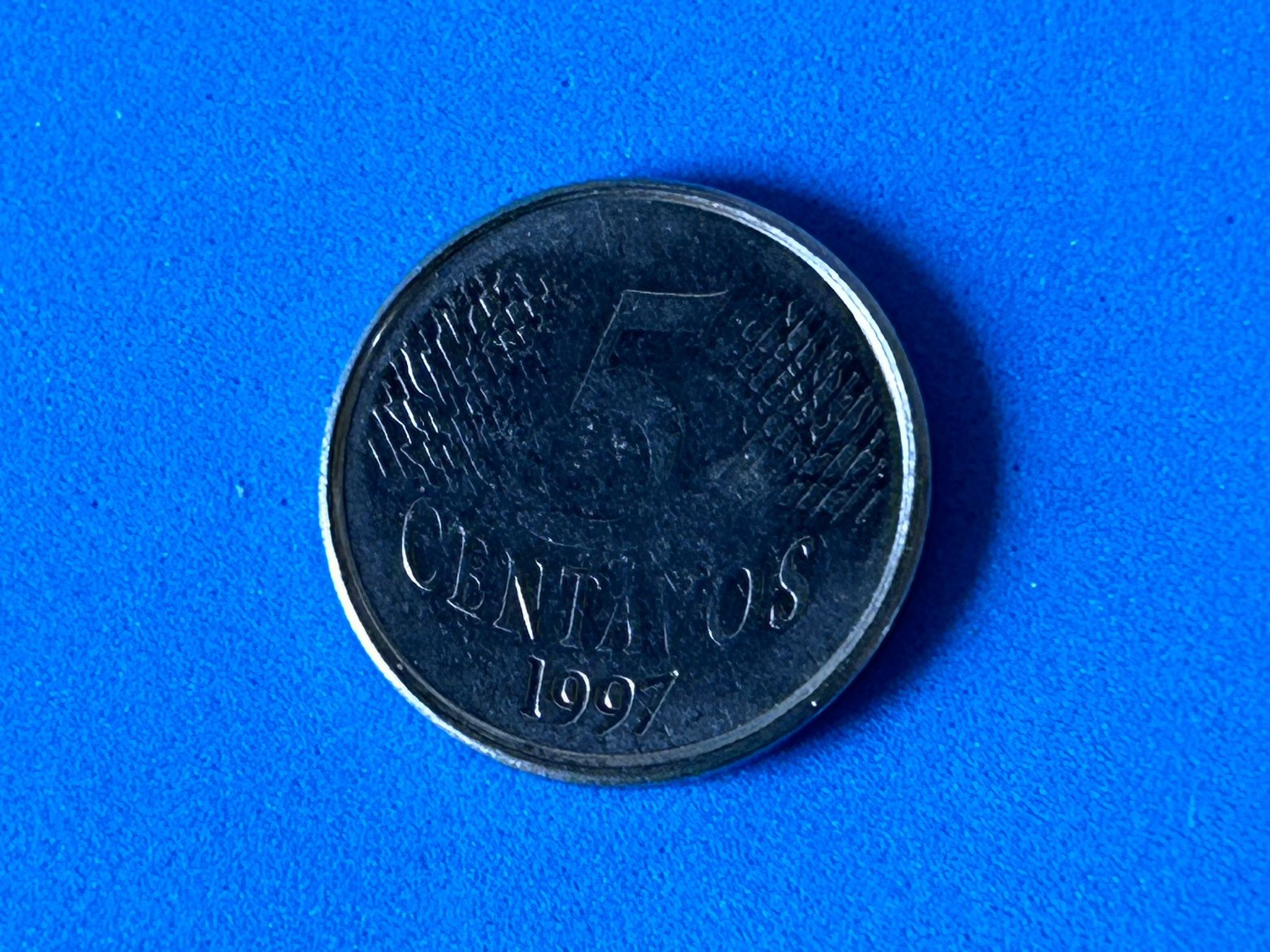 Tutti le monete: Brazil - 5 Centavos 1997 – Usato da Corcelles NE venduto da AJKader 4