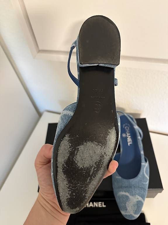 Damenschuhe: Chanel Sling Back Grösse 39.5C – Gebraucht aus Unterägeri von mar_96hk 2