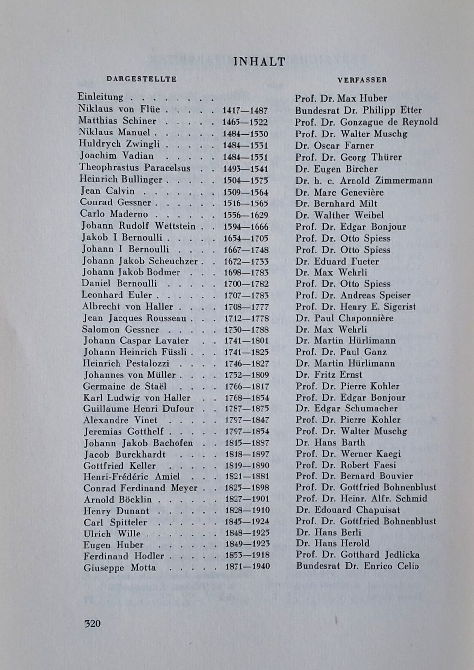 Libri: Grosse Schweizer: 39 Biografien (1942) – Usato da Oftringen venduto da Waltereg 2