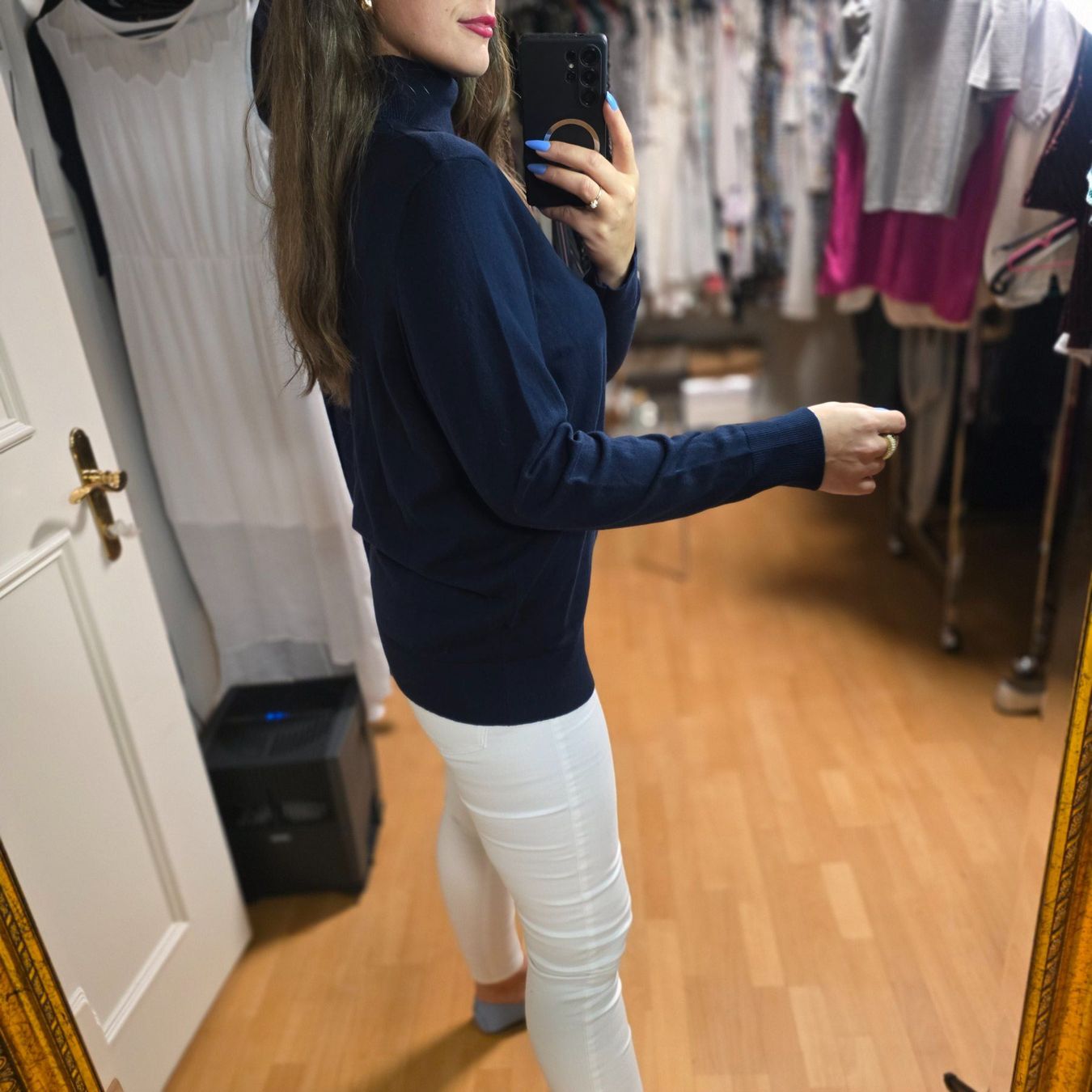 C&A Pullover & Sweatshirts: Basic Rollkragenpullover in Dunkelblau L/XL – Gebraucht aus Wald ZH von CapLux 1