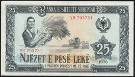 Albanien 25 Leke 1976