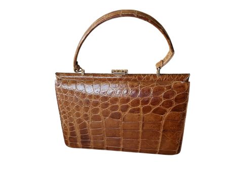 1950er Handtasche + Portemonnaie + Spiegel