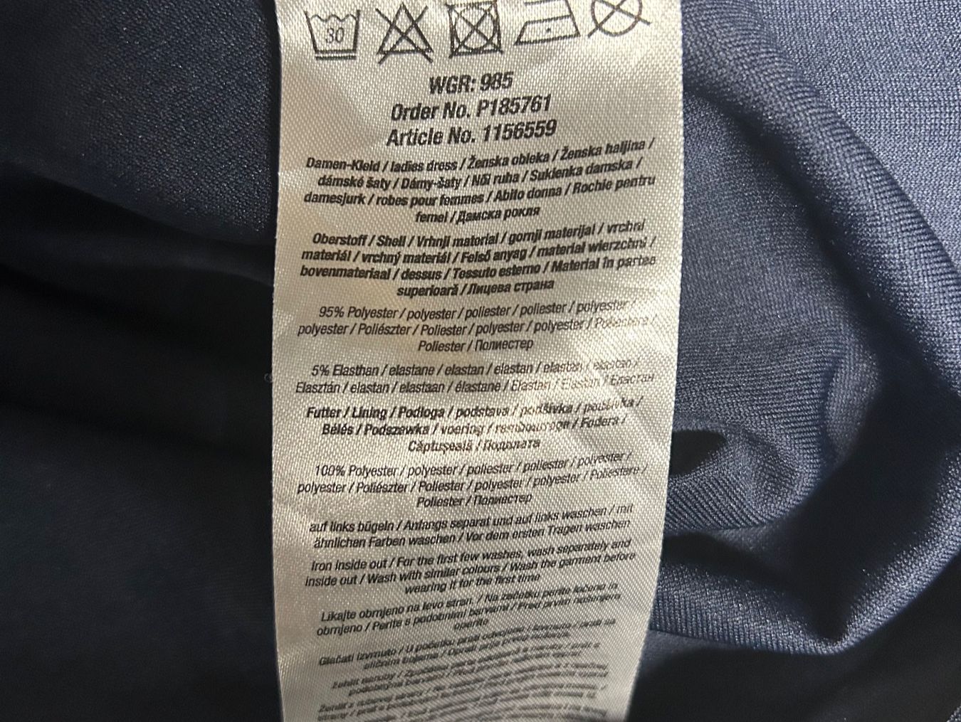 Kleider: Damen Sommerkleid Gr. 40 blau – Gebraucht aus Obergösgen von Andre118 2