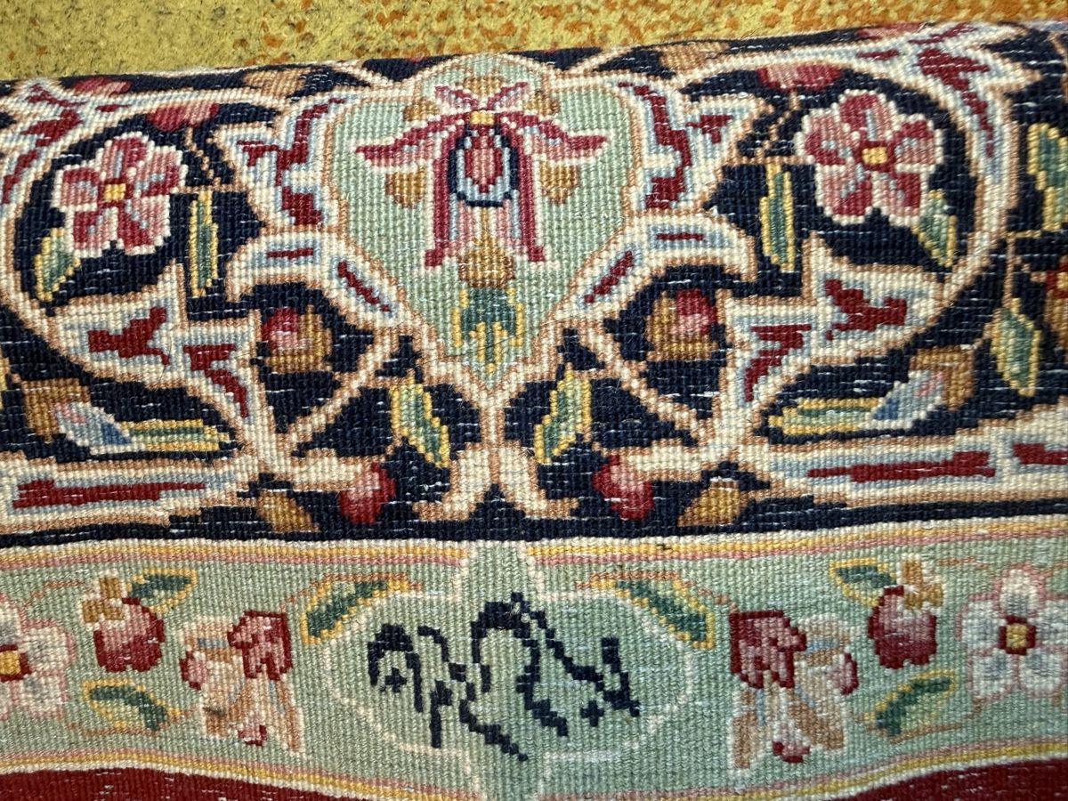 Tappeti: Wunderschöner originaler Kerman-Teppich mit Signatur – Usato da Chur venduto da Mohammad.miga 8
