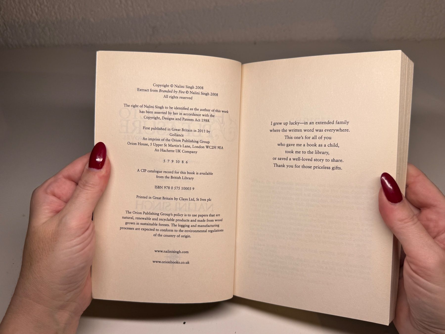 Bücher: NOVEL: Nalini Singh, Hostage to Pleasure – Gebraucht aus Grosswangen von English_books 3