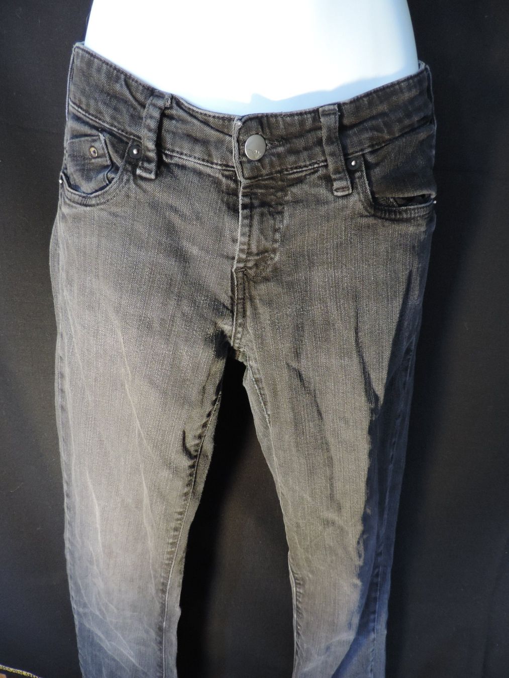 Jeans: jeans noir bleu gris – Usato da Genève venduto da Axelle333 5