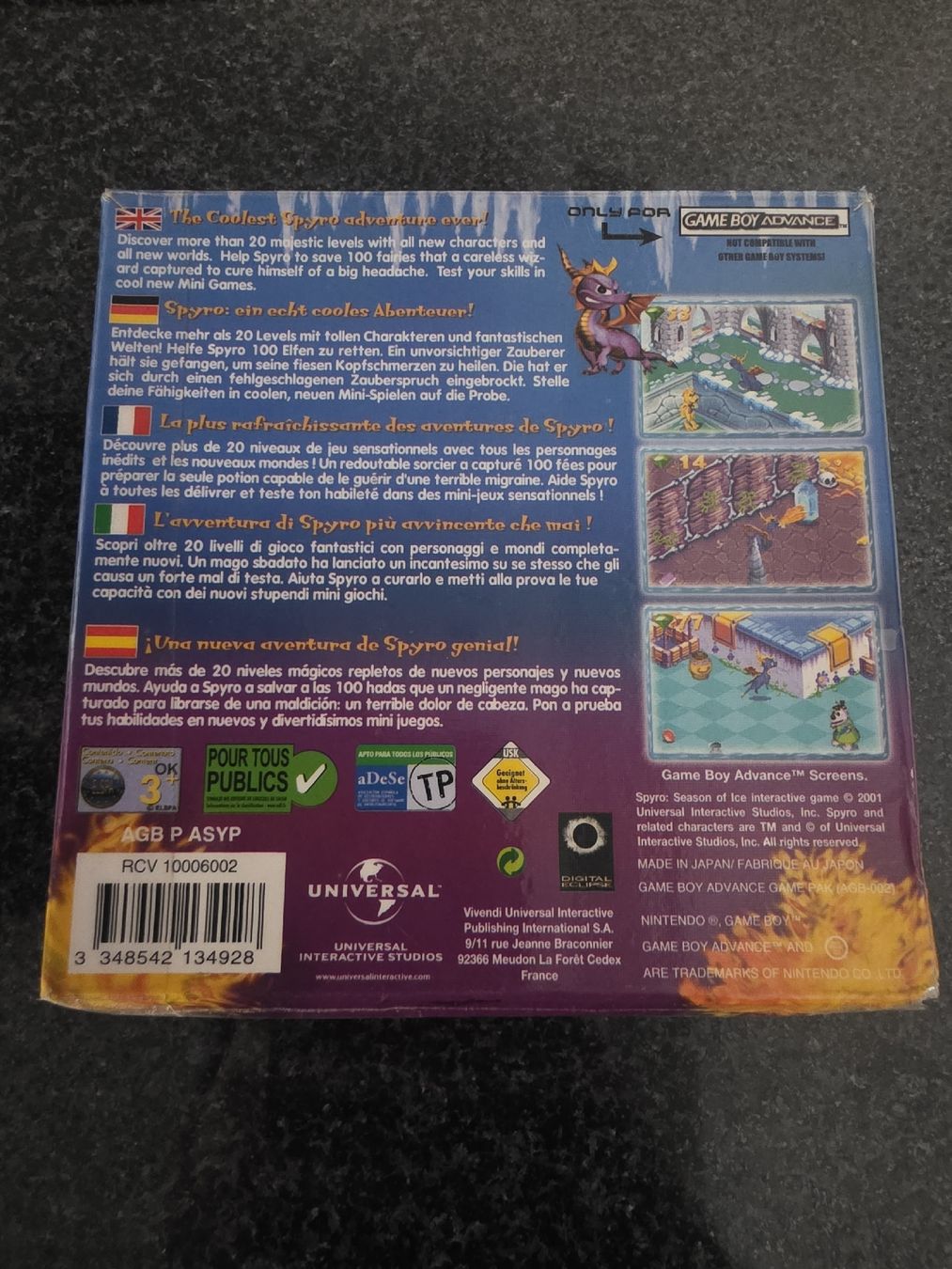 Giochi: Spyro Season Ice GBA – Usato da Chavornay venduto da Crash37 1