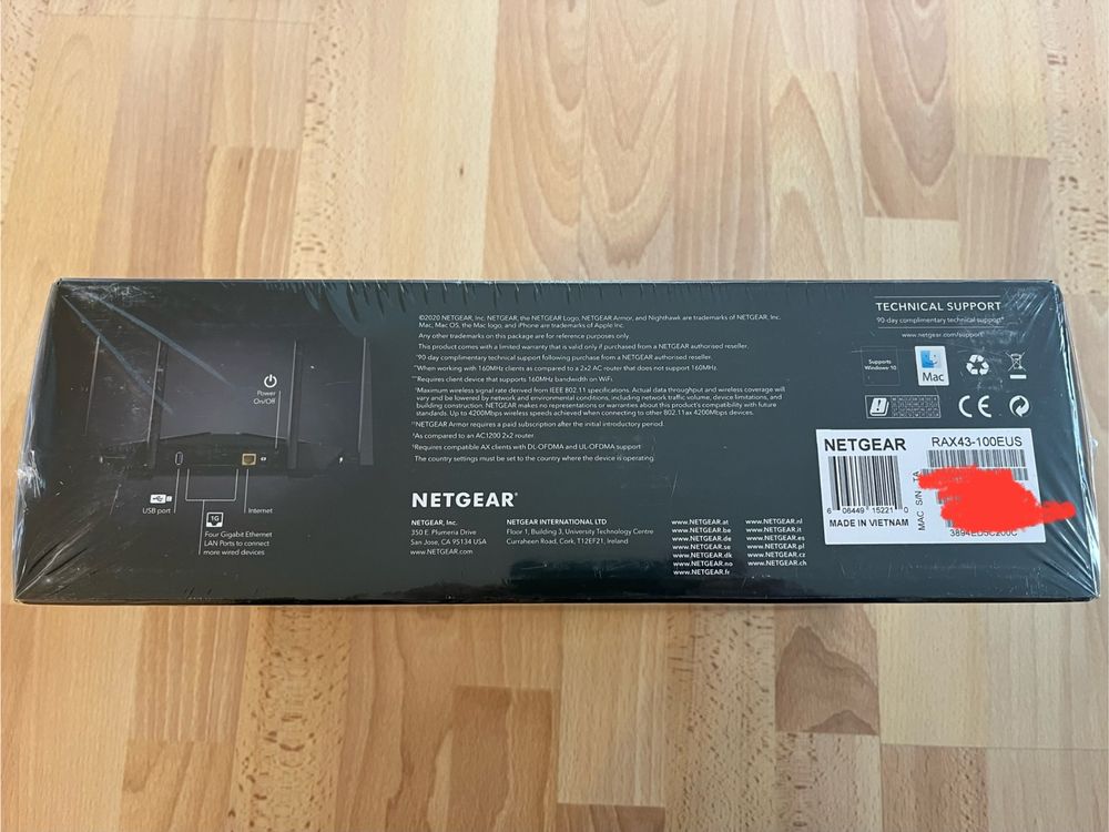 Nighthawk Wifi 6 Router AX4200 (RAX43) NEU 3