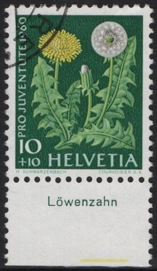 Tutti i francobolli: 10 Rp. Löwenzahn mit TAB (deutsch) – Usato da Eglisau venduto da Chperfins