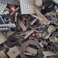 Lego Steine GrauWeiss gemischt guter Zustand