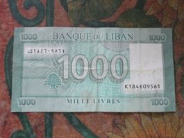 LIBAN  (E)  1000  Livres  Billet