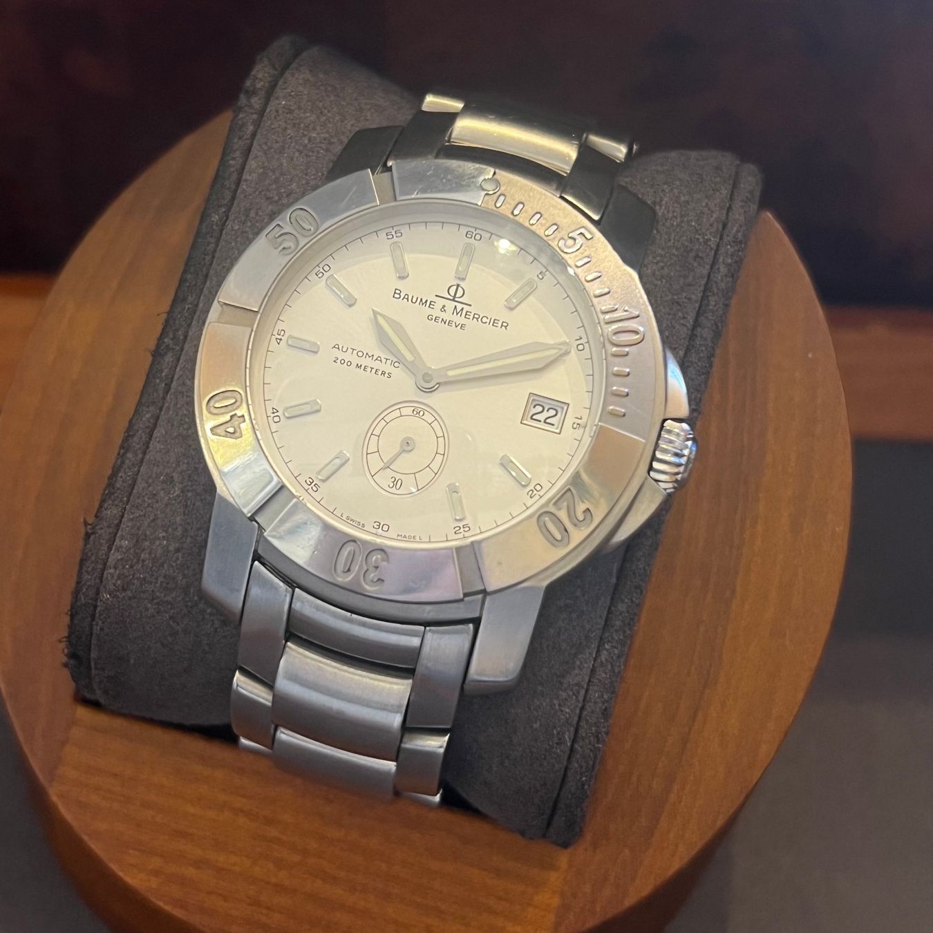 Baume & Mercier Orologi: Baume & Mercier Capeland Diver Automatic 65367 – Usato da Carouge GE venduto da Watchaser 2