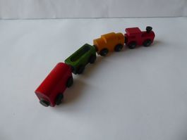 Nostalgie Zug 1 Lok und 2 Wagen, zu Brio passend, gebraucht