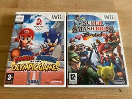 Mario & Sonic Olympische Spiele + Smash Bros. Brawl! für Wii