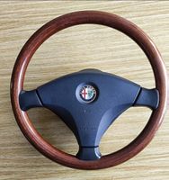 volante originale in legno  per alfa romeo 156