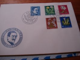 FDC 1960, Pro Juventute, ungelaufen