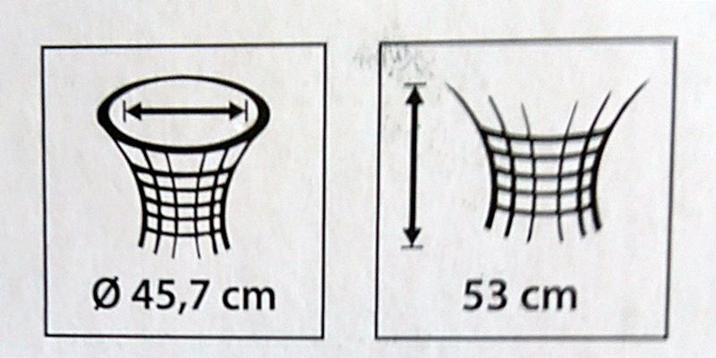 Canestri da basket: Basketball Ball mit Korb und Ballpumpe – Nuovo e nell'imballaggio originale da Wettingen venduto da kochshop 3