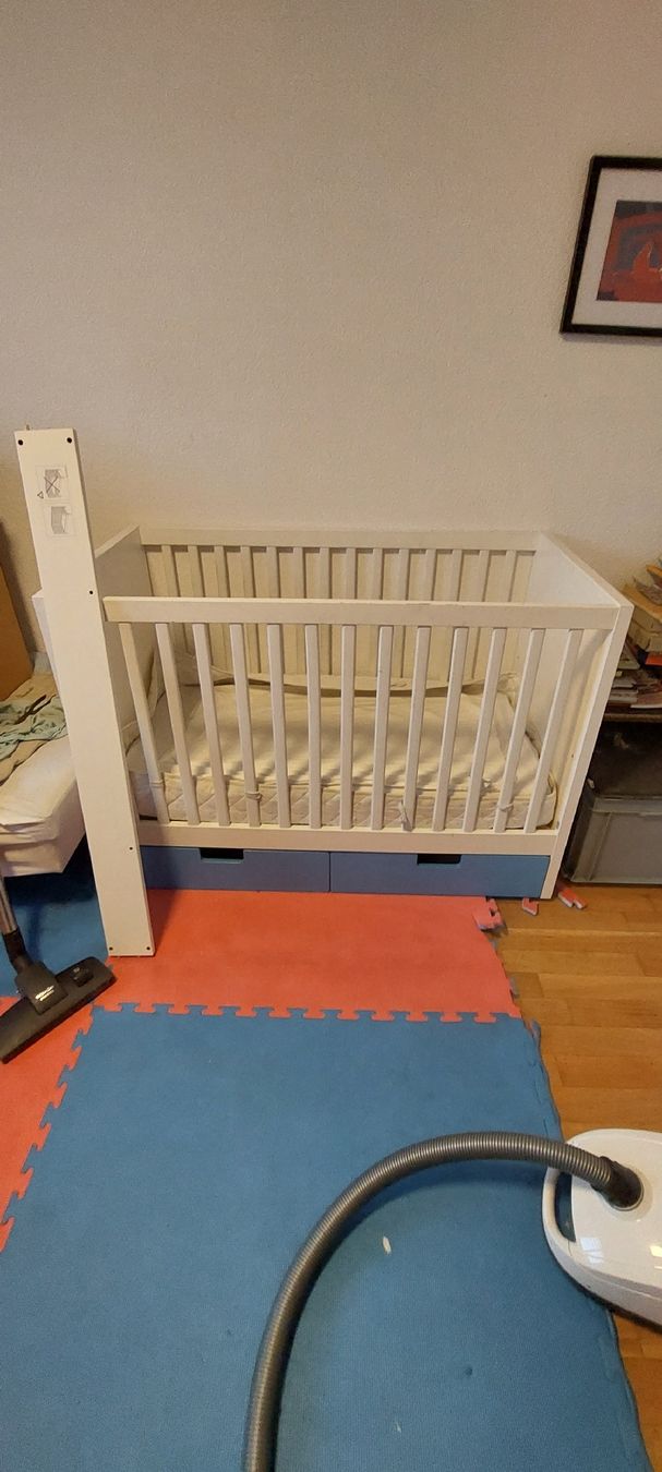 Letti: Kinderbett, weiss, mit Matratze, Schubladen – Usato da Möhlin venduto da MrFreez