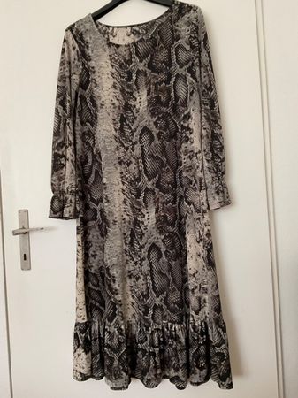 ILSE JAKOBSEN schönes Kleid Gr 42/L Animalprint wie neu