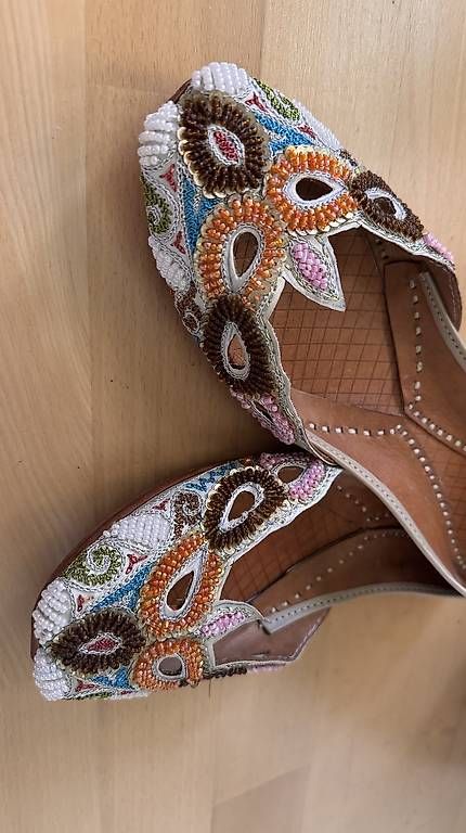 Scarpe da donna: Orientalische Damen Slipper aus echtem Leder – Nuovo (secondo la descrizione) da Lachen SZ venduto da honeybee67 2