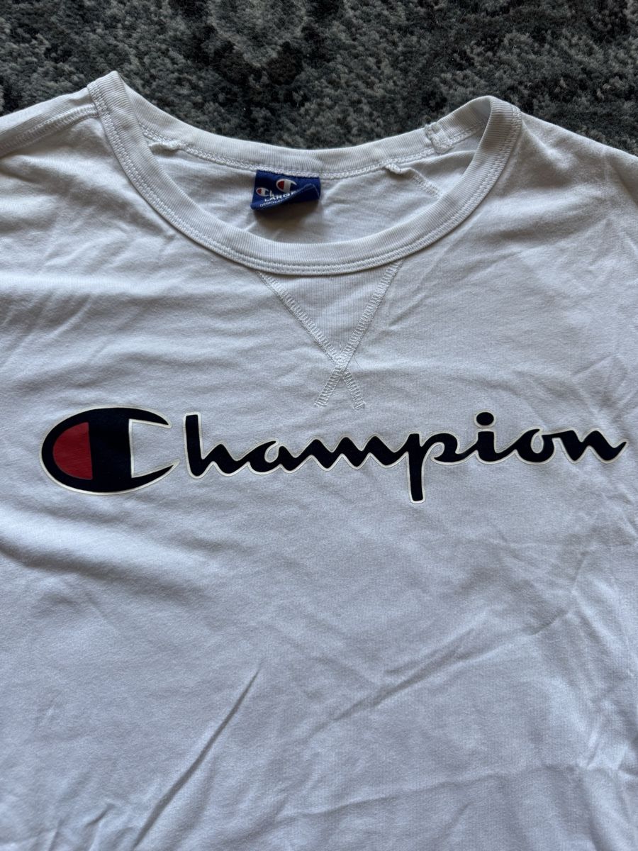 Champion T-Shirts: T-Shirt Champion blanc taille S – Gebraucht aus Auvernier von Tatel2012 1