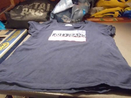T-Shirt Grösse XL, L&D Jeans, dunkelblau
