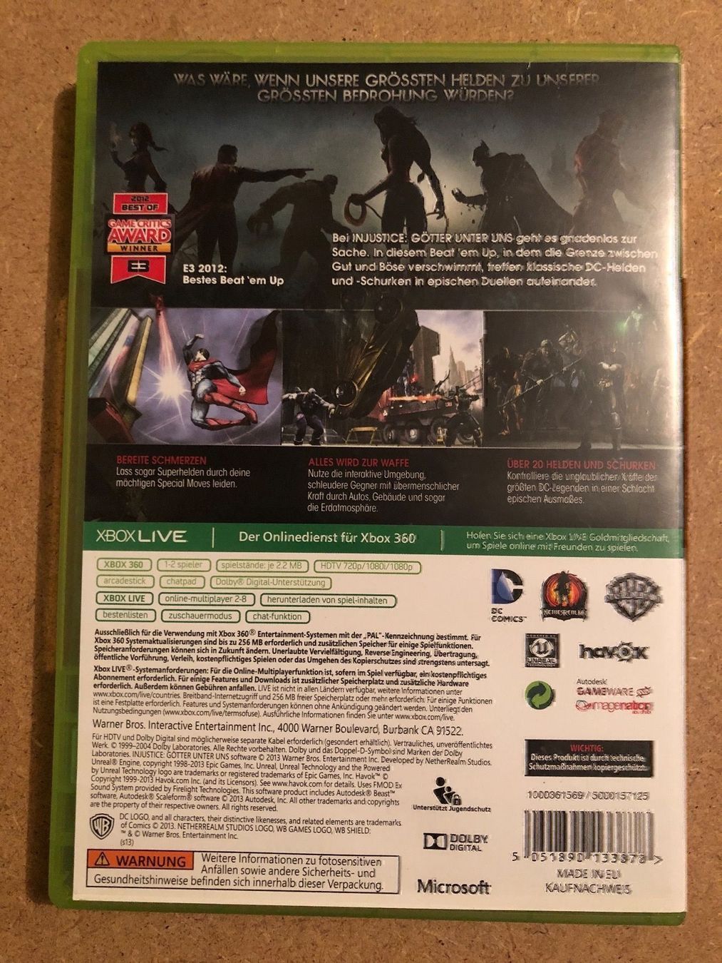 Jeux: Injustice für Xbox 360 – D'occasion à Kestenholz par Mad18 1