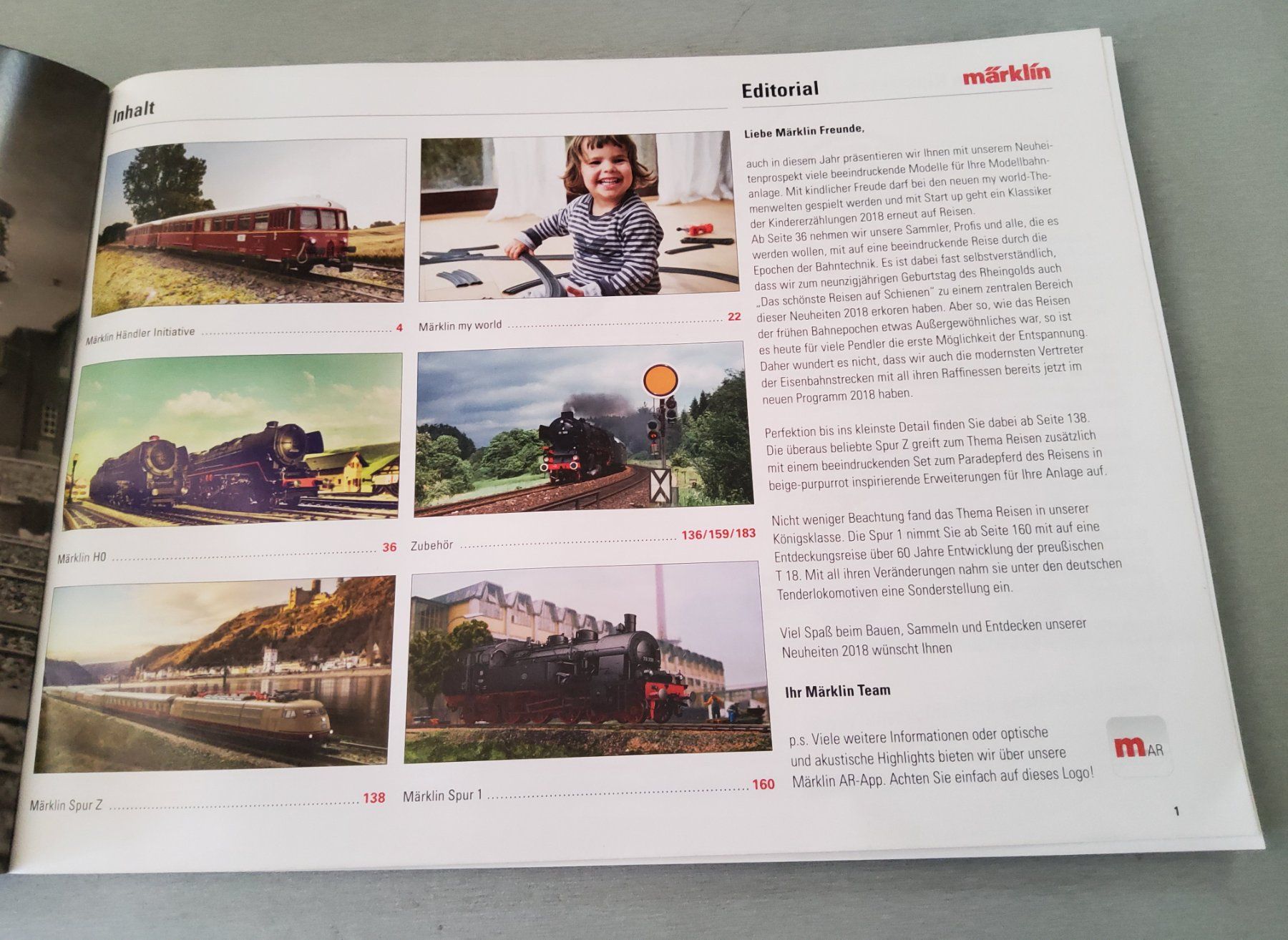Märklin Modelleisenbahnen: Märklin Katalog 2018 – Gebraucht aus Grüningen von VENOM59 1