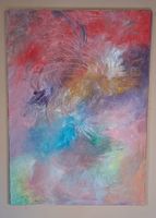 Gemälde "Fließende Energie " handmade 50×70
